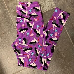 Lularoe Stork Leggings *rare*